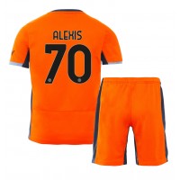 Otroški Nogometni dresi Inter Milan Alexis Sanchez #70 Tretji 2023-24 Kratek Rokav (+ Kratke hlače)